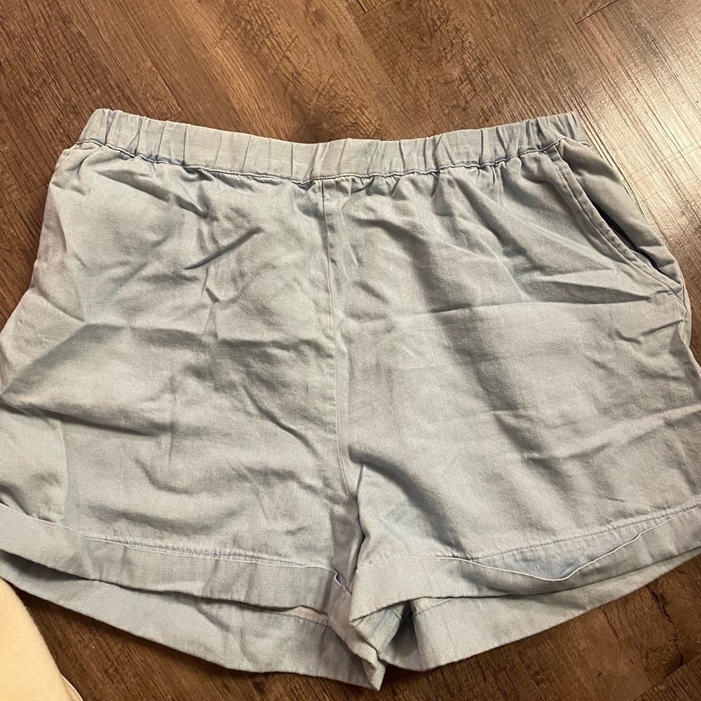 Blue shorts